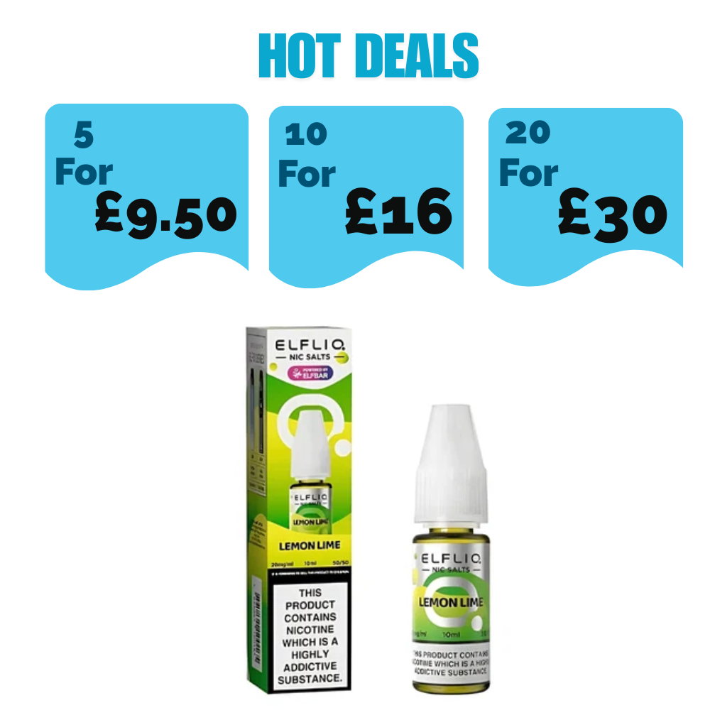 Elf Bar ElfLiq Lemon Lime 10ml Nic Salt
