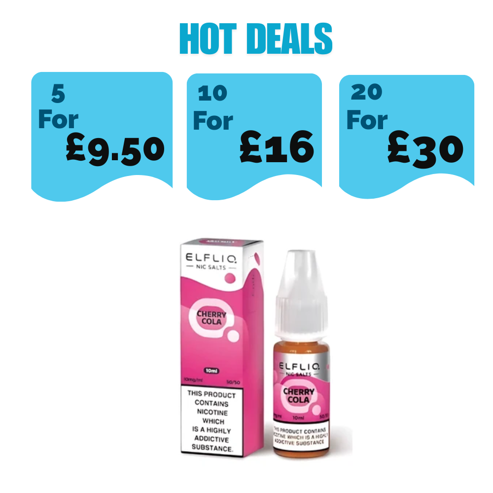 Elf Bar ElfLiq Cherry Cola 10ml Nic Salt