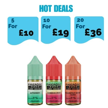 Elux FireRose 5000 Nic Salts