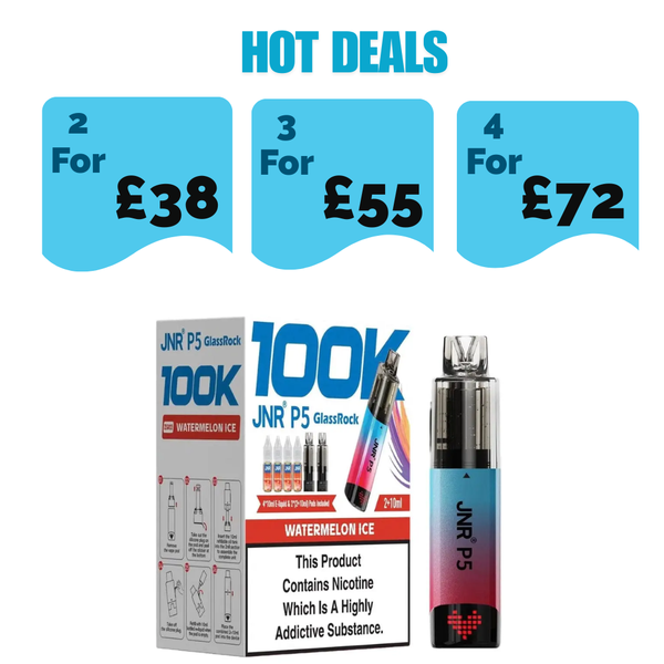 JNR P5 100K GlassRock Vape Kit