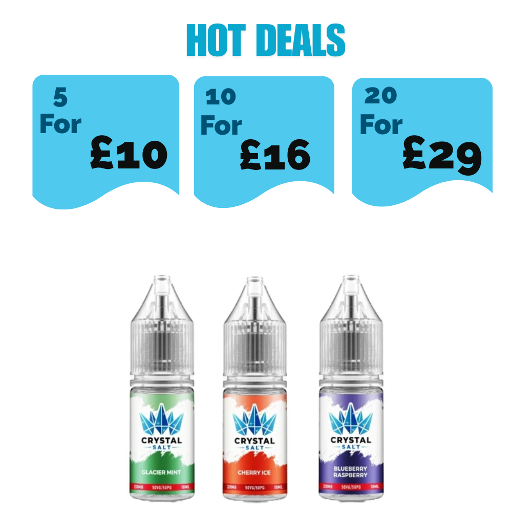 WGA Crystal Salt 10ml Nic Salts E-Liquids