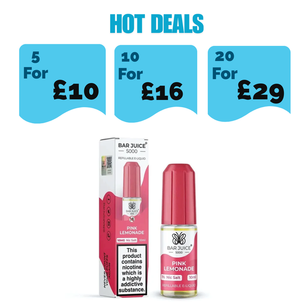 Bar Juice 5000 Nic Salt 10ml - Pink Lemonade