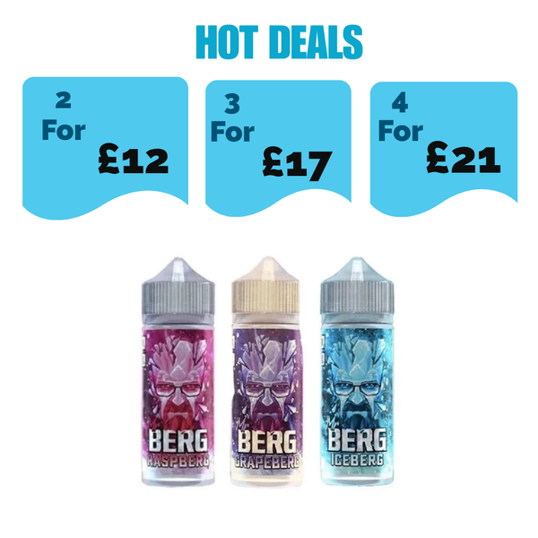 Mr. Berg 100ML Eliquid Shortfill - £6.99 or 2 for £12