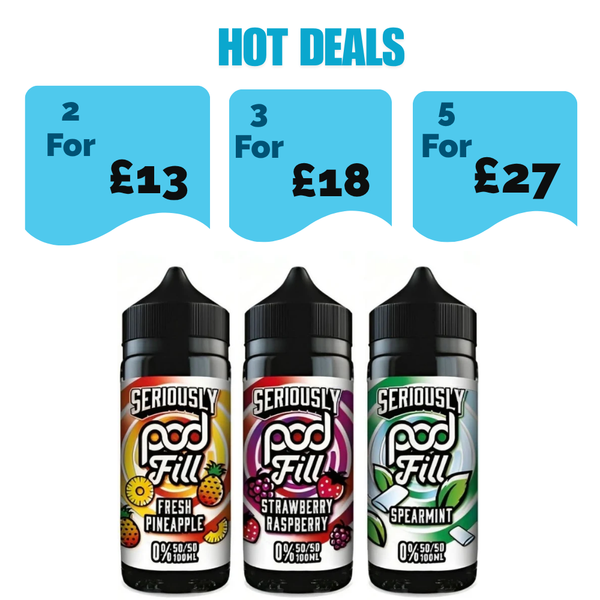 Seriously Pod Fill 100ml Shortfill E-Liquid