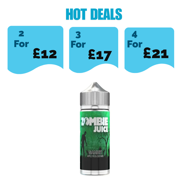 Zombie Juice 100ML Eliquid Shortfill - £6.99 or 2 for £12