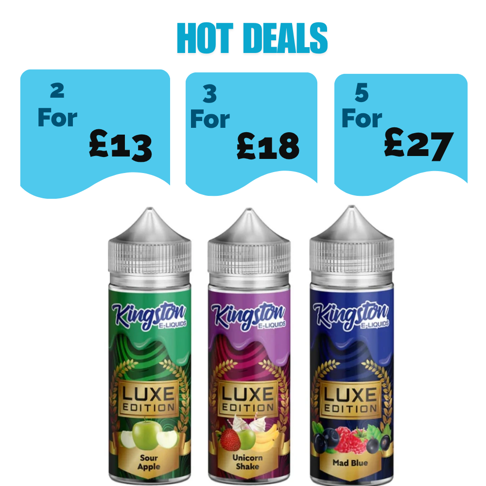 Kingston Luxe Edition 100ml Shortfill E-liquid