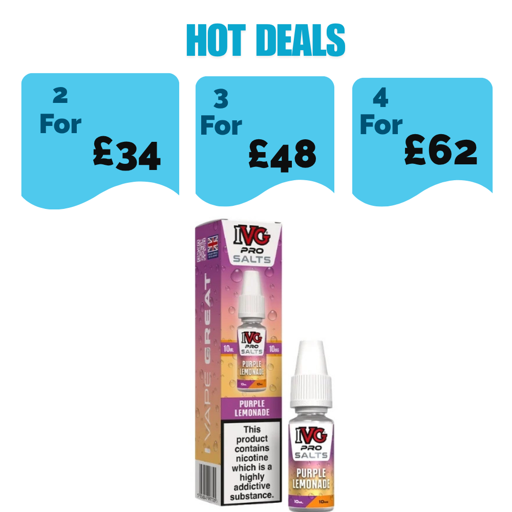 IVG Pro 10ml Nic Salt Eliquid (Box of 10)