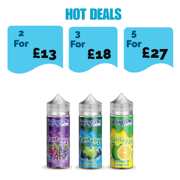 Kingston Shortfill 100ml E-Liquid | Fantango Ice Range