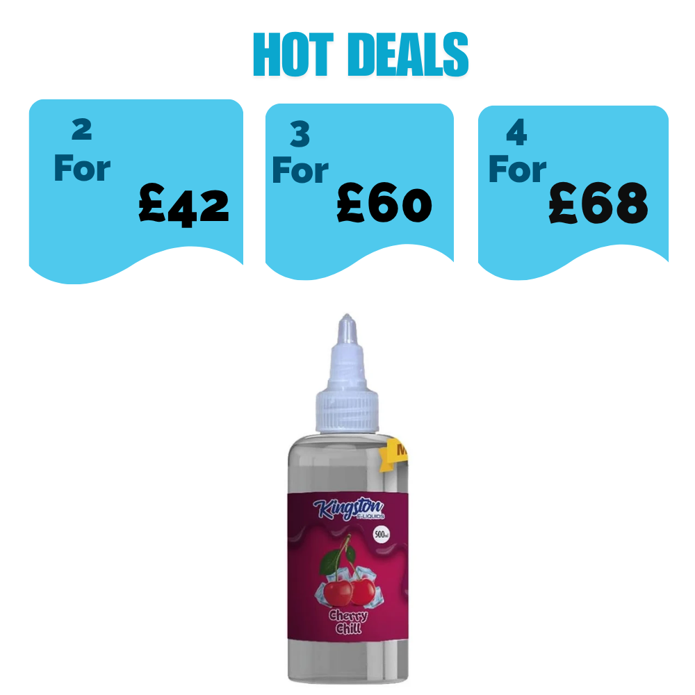 Cherry Chill E-Liquid By Kingston 500ml