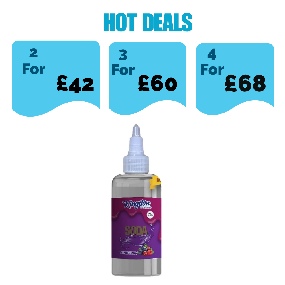 Kingston E-liquids Soda 500ml Shortfill