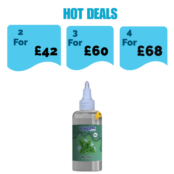 Kingston E-liquids Chill 500ml Shortfill