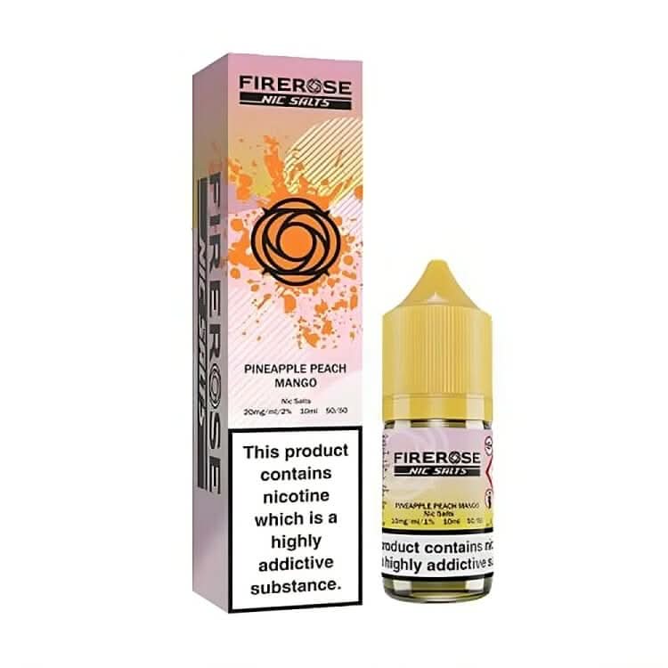 Firerose 5000 Nic Salt E-Liquid 10ml - Pineapple Peach Mango