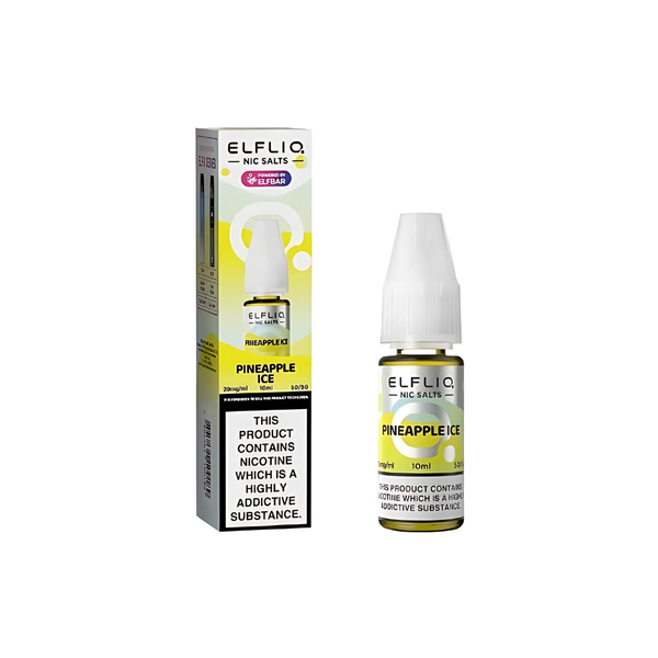 Elf Bar ElfLiq Pineapple Ice 10ml Nic Salt