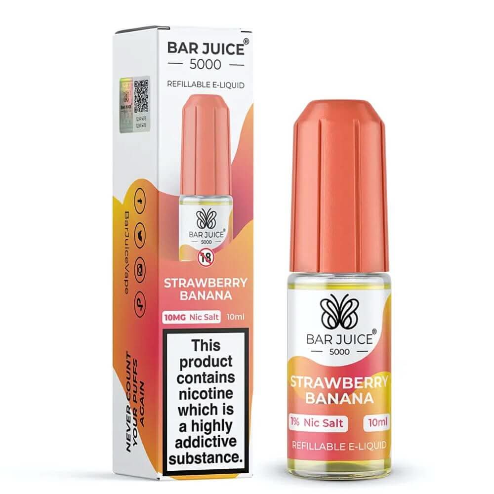 Bar Juice 5000 Nic Salt 10ml - Strawberry Banana