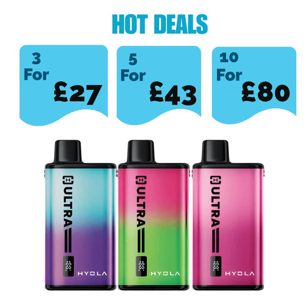 Hyola Ultra 30k Prefilled Pod Vape Kit - £9.99 Or 3 for £27