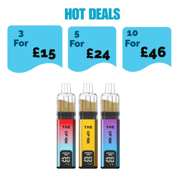 THE CP 15K Crystal Pro Prefilled Pod Kit
