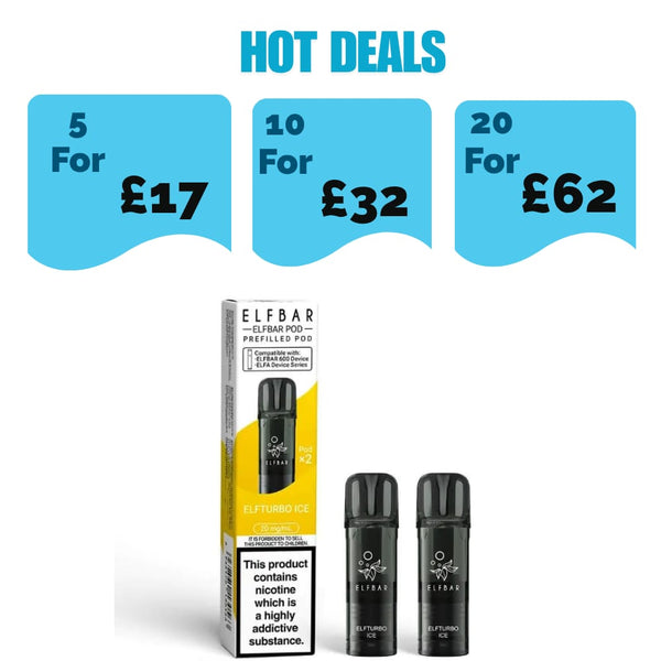 Elf Bar 600 Prefilled Pods Pack of 2