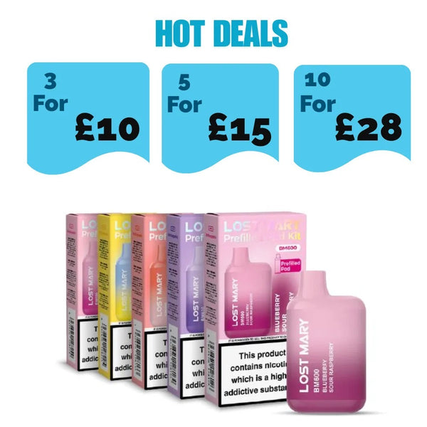 Lost Mary BM600 Prefilled Pod Kit - £3.99 or 3 for £10