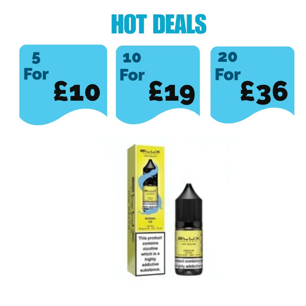 Elux Legend 10ml Nic Salt - Banana Ice