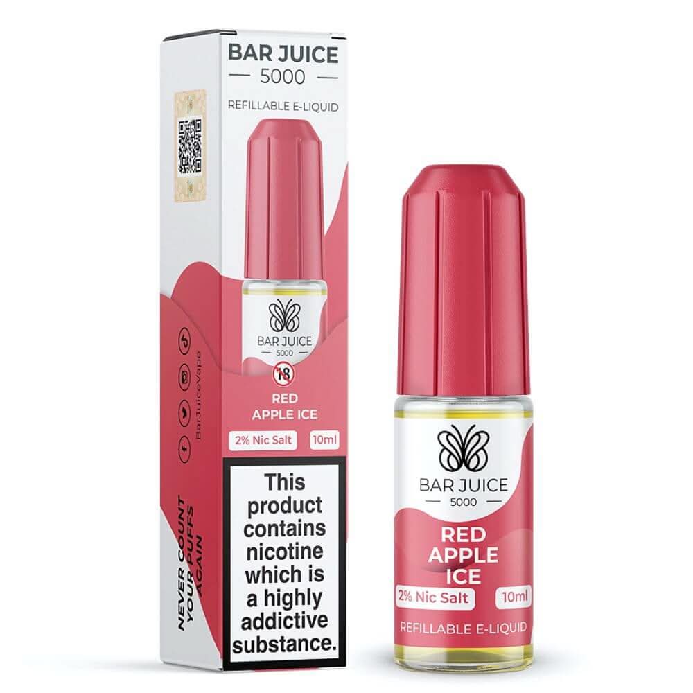 Bar Juice 5000 Nic Salt 10ml - Red Apple Ice