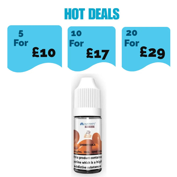 Hayati Pro Max NIC Salt 10ml E-liquid - Cherry Cola