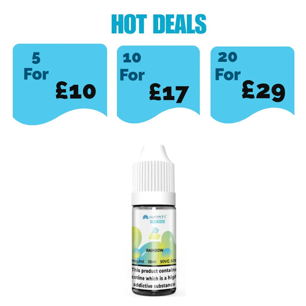 Hayati Pro Max NIC Salt 10ml E-liquid - Rainbow