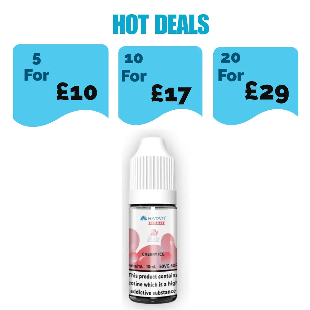 Hayati Pro Max NIC Salt 10ml E-liquid - Cherry Ice