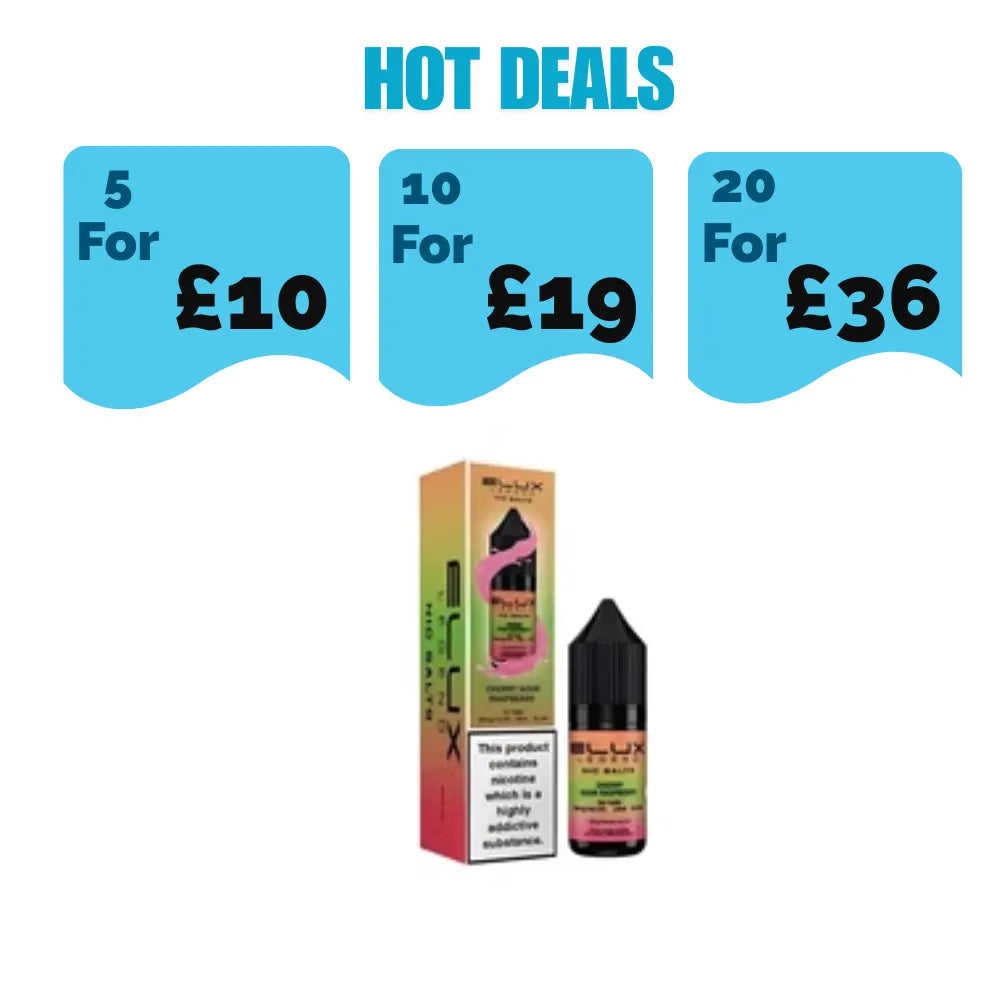 Elux Legend NIC Salt 10ml -Cherry Sour Raspberry