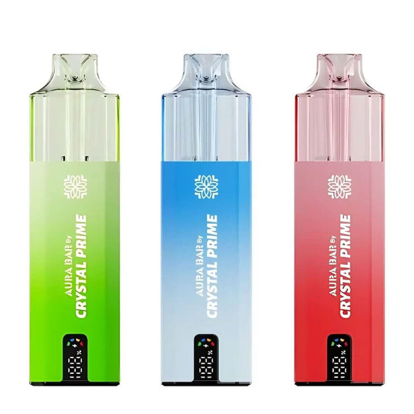 Crystal Prime Aura Bar 10000 Prefilled Pod Kit | Pack of 5
