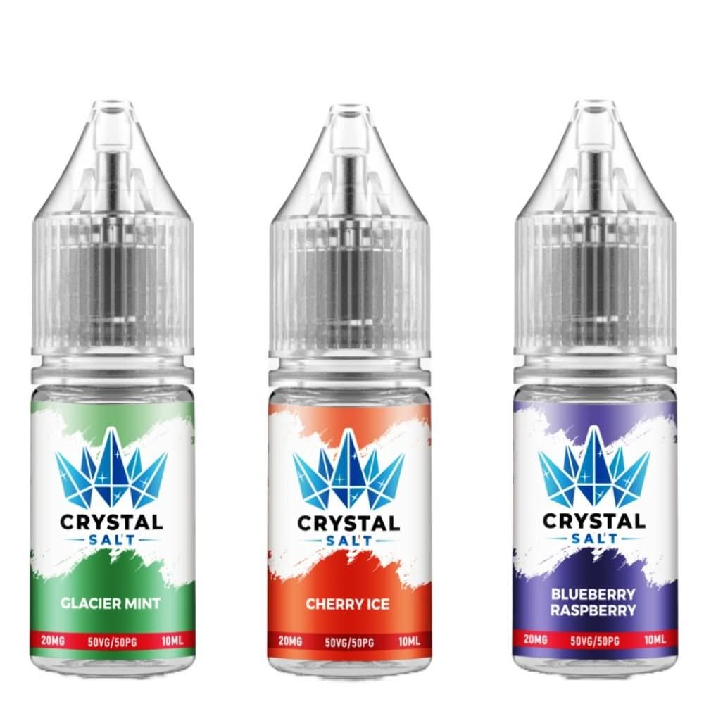 WGA Crystal Salt 10ml Nic Salts E-Liquids - Pack of 5