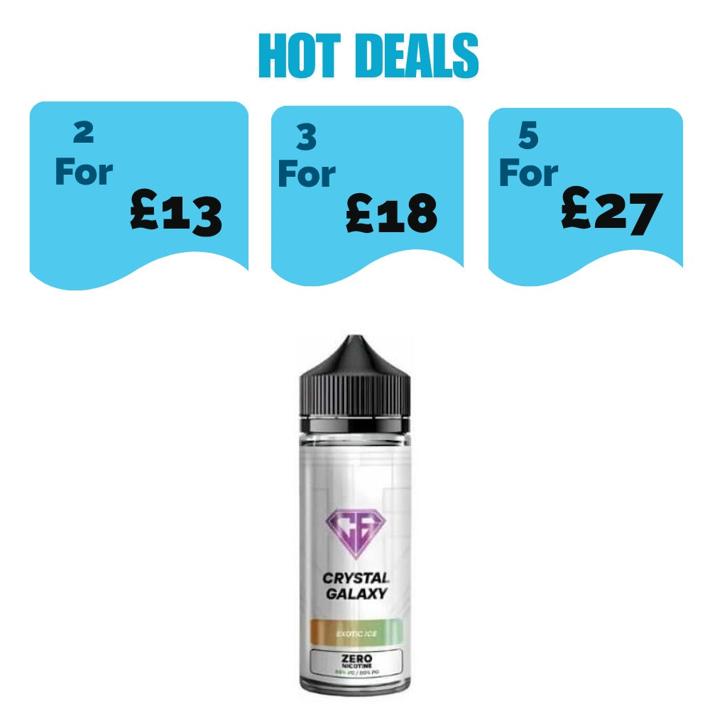 Crystal Galaxy Shortfill 100ml  E-Liquids