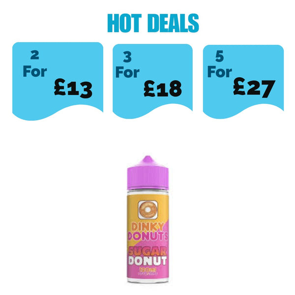 Dinky Donuts Shortfill 100ml E-Liquid