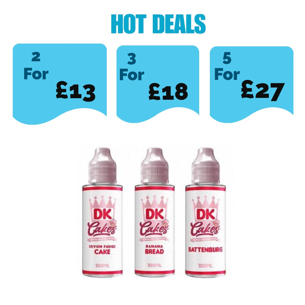 DK Cakes Shortfill 100ml E-Liquid