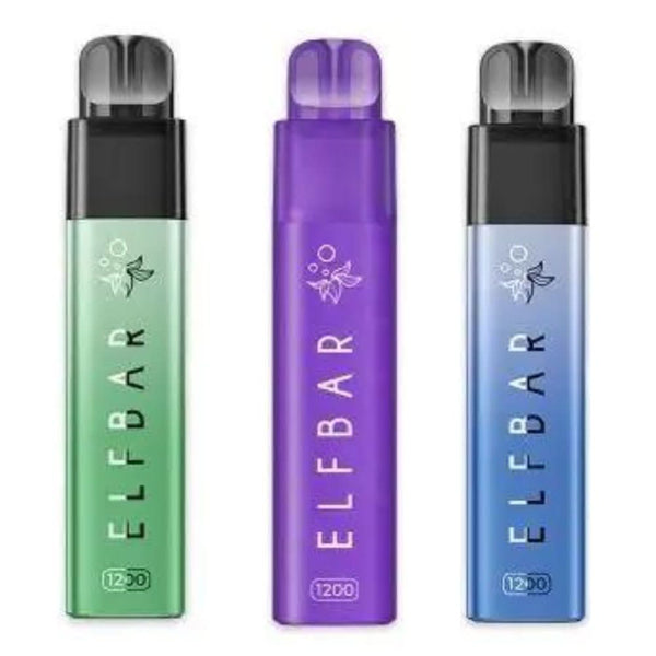 Elf Bar 1200 2-in-1 Prefilled Pod Vape Kit - Pack Of 5