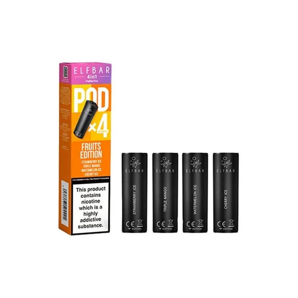 Elf Bar 4-in-1 3200 Prefilled Pod Refills (Box Of 5)