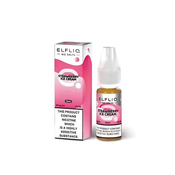 Elf Bar Elf Liq Strawberry Ice Cream 10ml Nic Salt