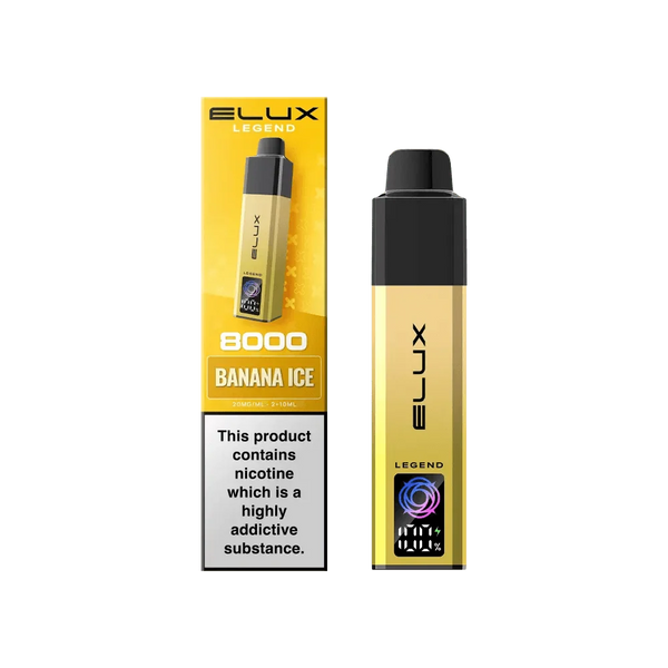 Elux Legend 8000 Prefilled Vape Kit - Box of 5