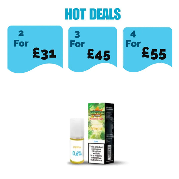 Amazonia 10ml Eliquids 6MG (Pack of 10) - £16.99  or 3 For £45