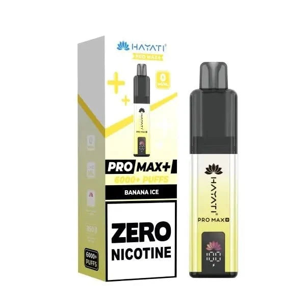 Hayati Pro Max + 6000 Prefilled Pod Vape Kit Zero Nicotine (Box of 5)