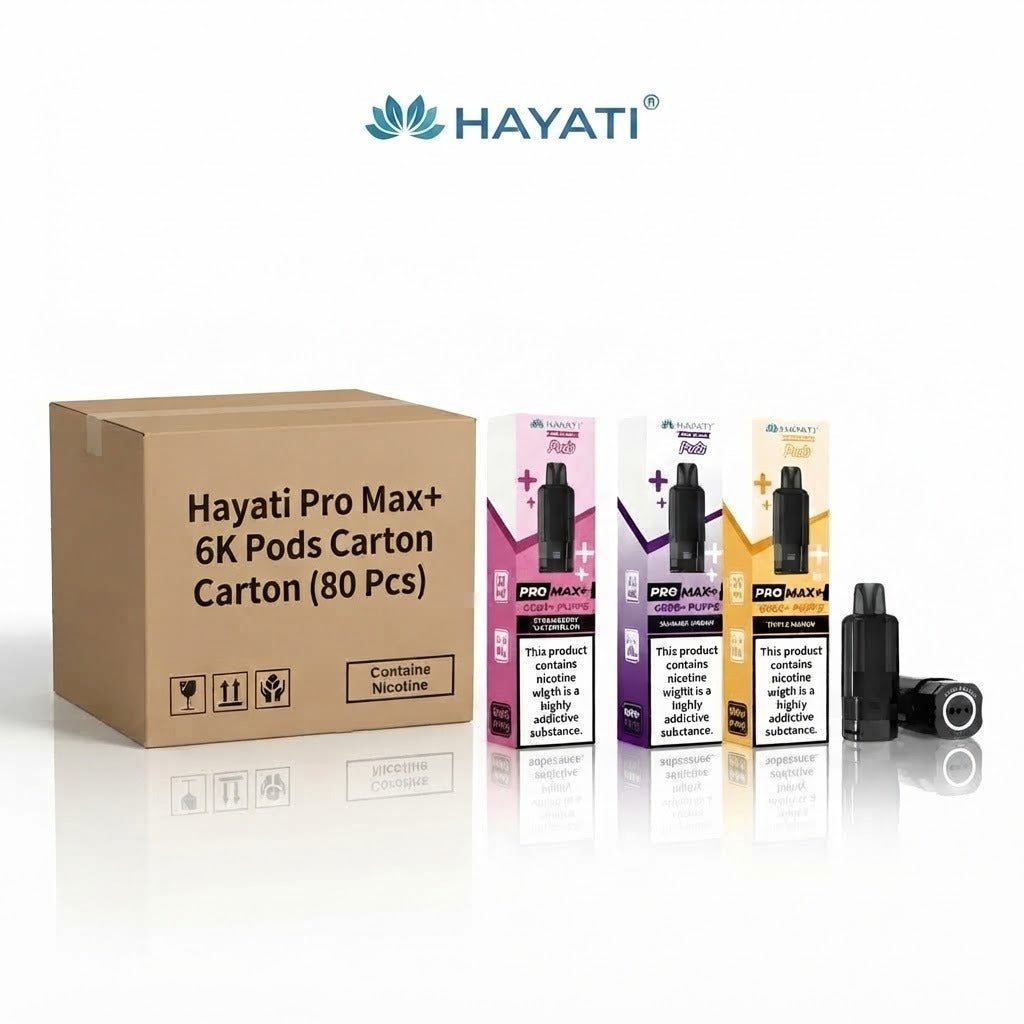 Hayati Pro Max Plus 6K Pods Carton (80 Pcs)