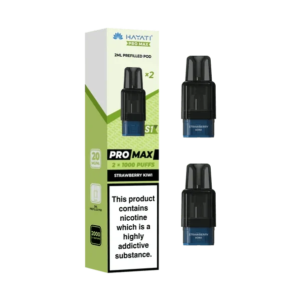 Hayati Pro Max S1 1000+ Prefilled Pods (Box of 10)