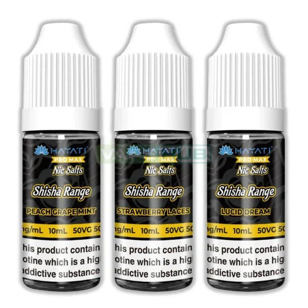 Hayati Pro Max Shisha Range Nic Salts 10ml - Pack Of 10