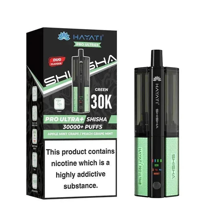 Hayati Pro Ultra Plus Shisha 30K Prefilled Pod Kit (Box of 5)