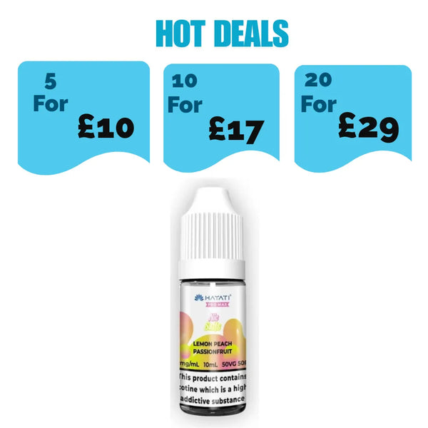 Hayati Pro Max NIC Salt 10ml E-liquid - Lemon Peach Passionfruit