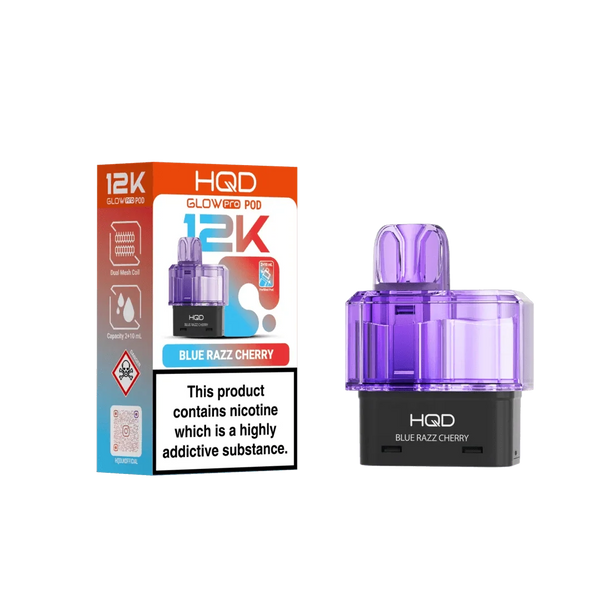HQD Glow AIR 12K Prefilled Pods -Box of 5