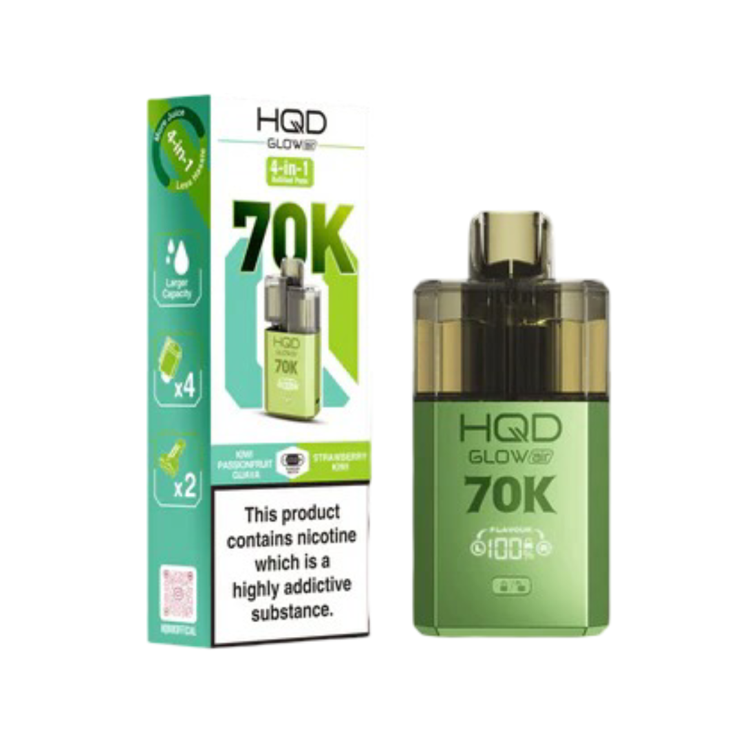HQD Glow Air 70K Prefilled Pod Kit (Box Of 5)