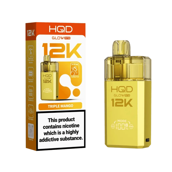 HQD Glow Pro 12k Prefiiled Kit (Box of 5)