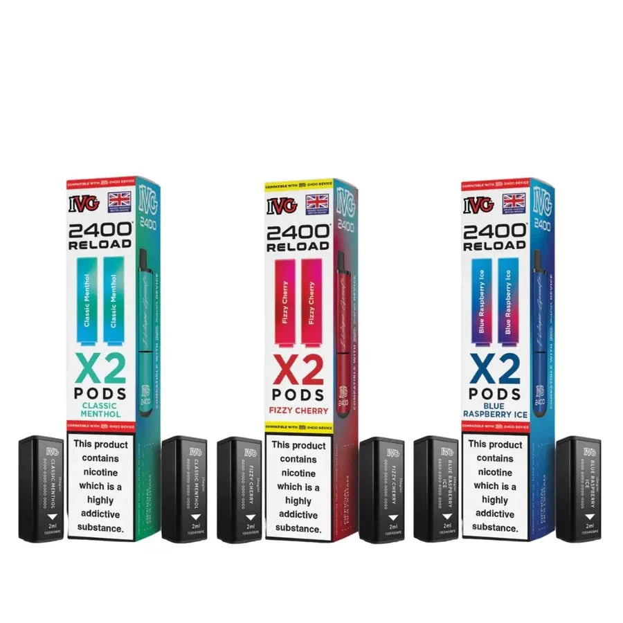 IVG 2400 Reload 2 in 1 Pre-Filled Pods (Pack of 2)