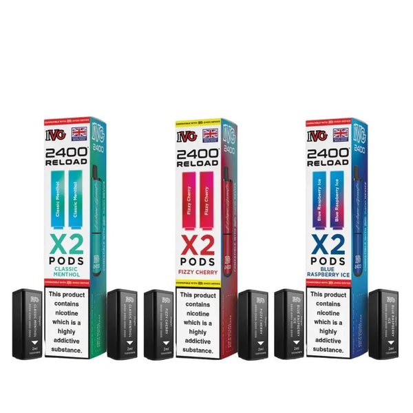 IVG 2400 Reload 2 in 1 Pre-Filled Pods (Pack of 2)