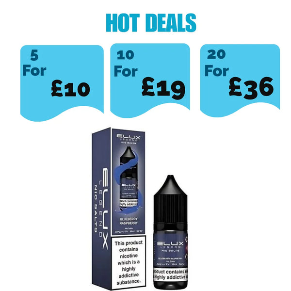 Elux Legend NIC Salt 10ml -Blueberry Raspberry